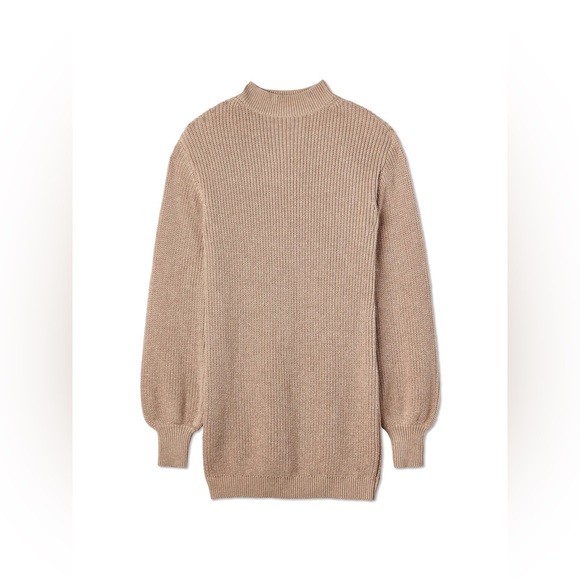 Billie the Label sweater dress cream mock neck Shopbop Nordstrom - Picture 6 of 10